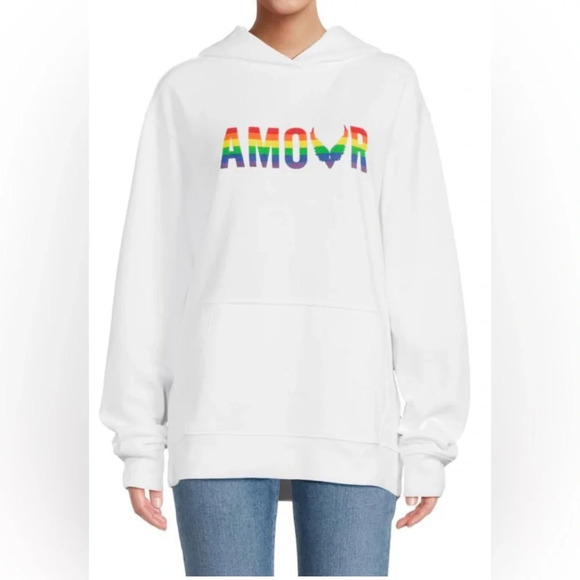 ZADIG & VOLTAIRE Sanchi Amour Wings Graphic Drop
Shoulder Hoodie - Picture 1 of 6